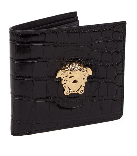 black and gold versace wallet|Versace designer wallets for men.